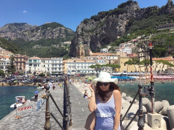 Il molo panoramico di Amalfi