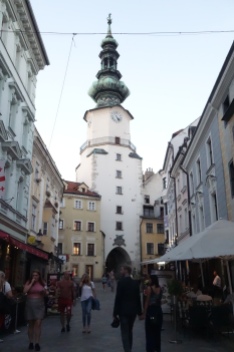 L'incipit del centro storico di Bratislava